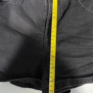 Women’s black jean shorts